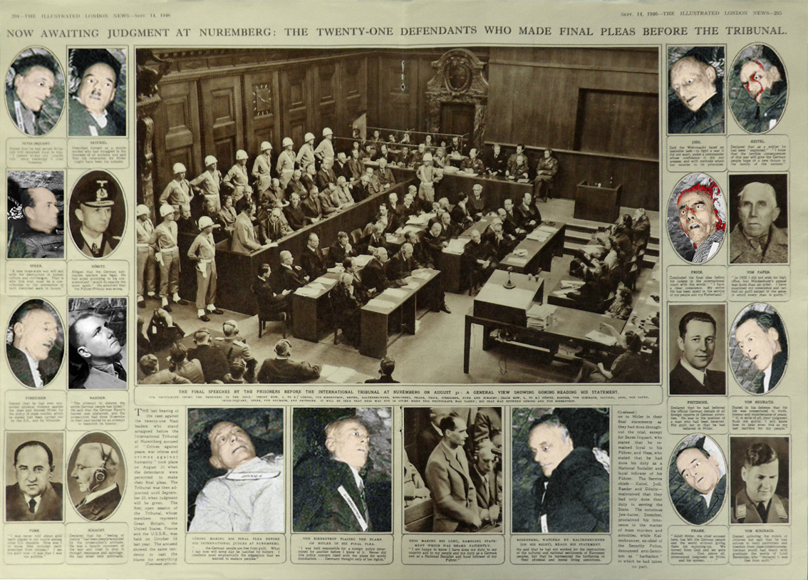 Nuremberg main trial IMT open eyes executions hanging