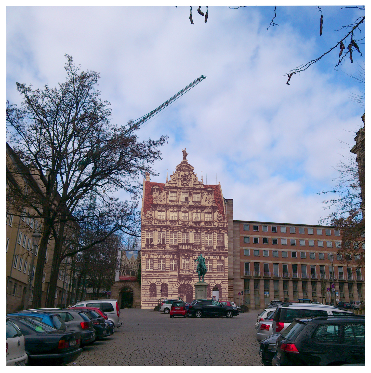 Pellerhaus-Nuernberg-Fassade-1944-Rekonstruktion