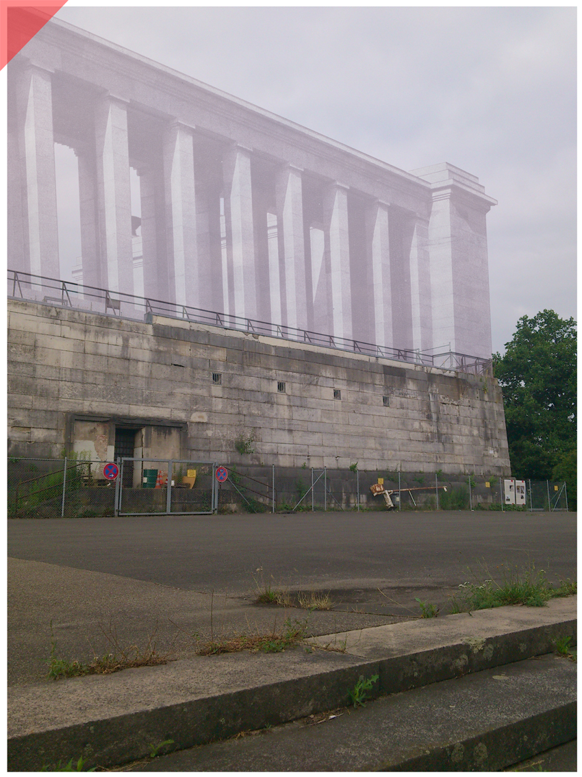 Nazi Party Rally Ground Zeppelin field columns facade conservation