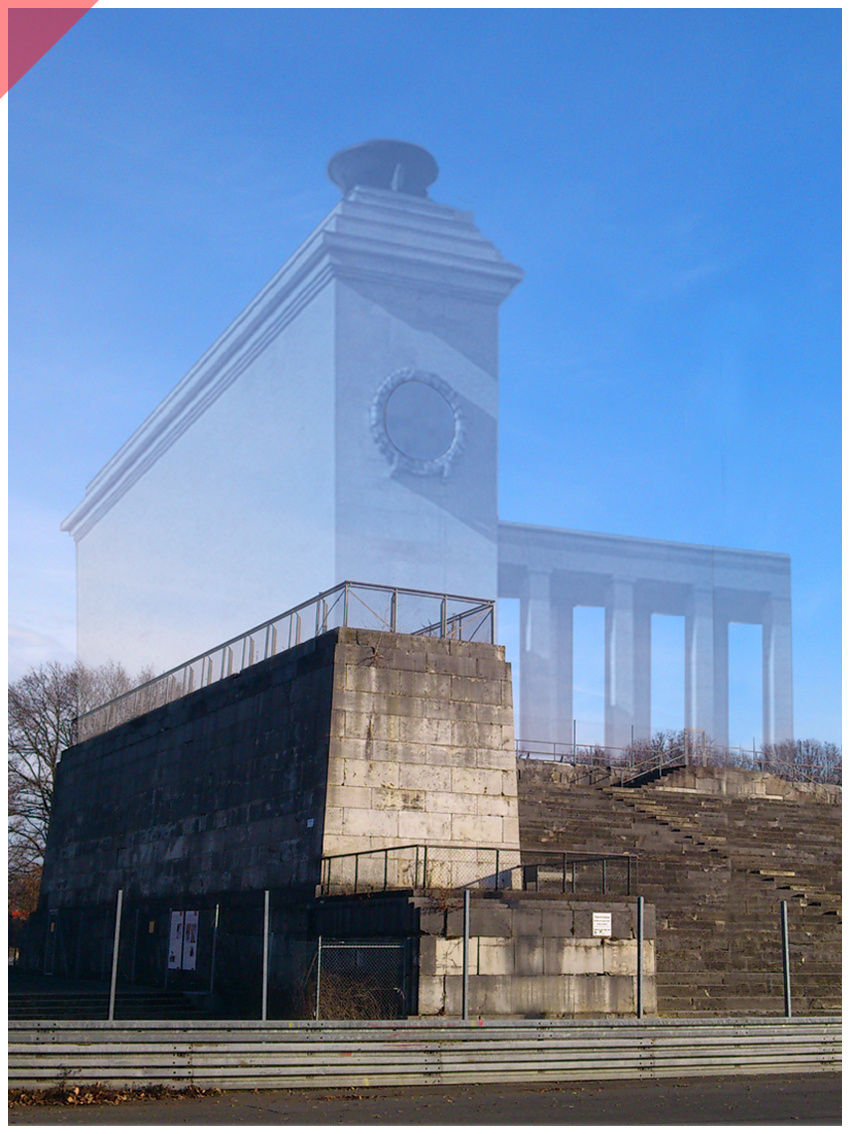 Nazi Party Rally Ground Zeppelin field columns facade conservation