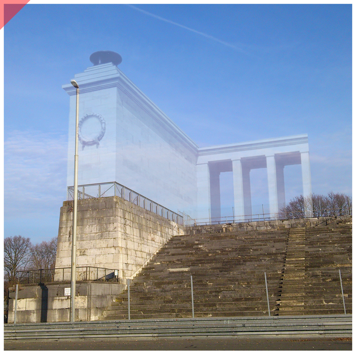 Nazi Party Rally Ground Zeppelin field columns facade conservation